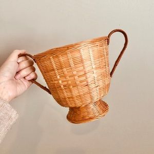 Wicker Basket with Handles